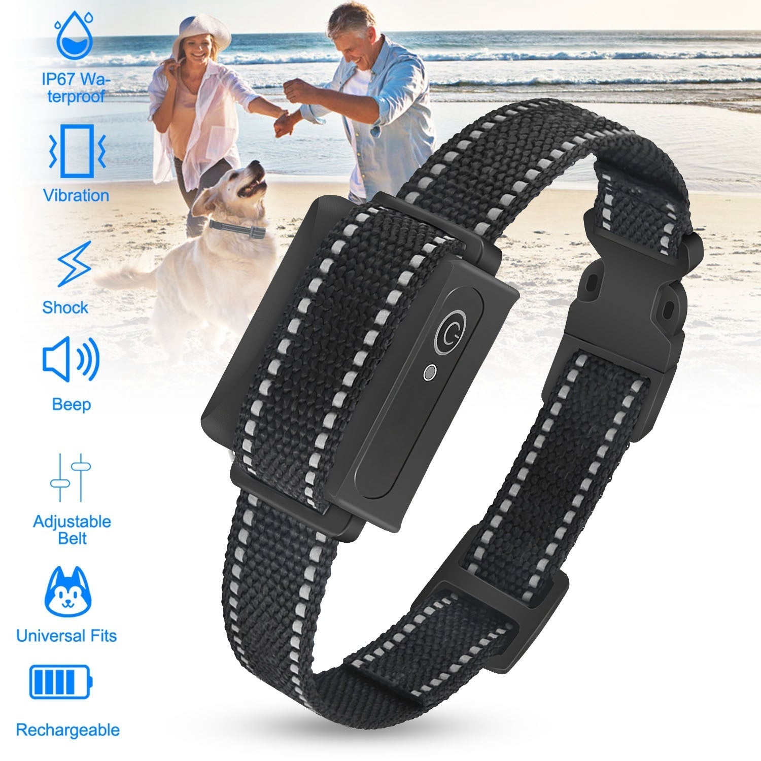 EliteTitan™ | IP67 Waterproof Precision Training Collar & Flashlight - Aura Pet Elite
