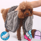 EliteWrap™ | Professional Grade Microfiber Pet Towel - Super Absorbent Spa Wrap - Aura Pet Elite