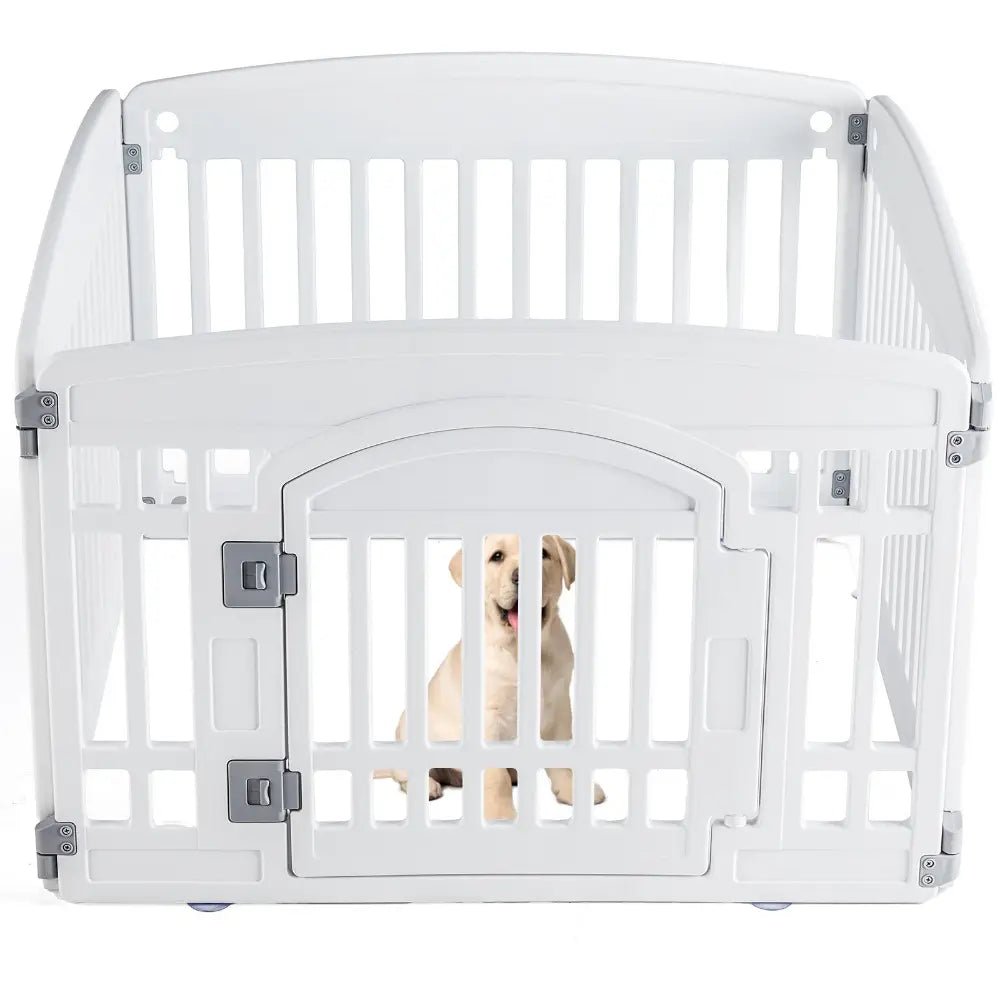 EliteZone™ | Heavy - Duty Modular Pet Exercise & Play Fence - Aura Pet Elite