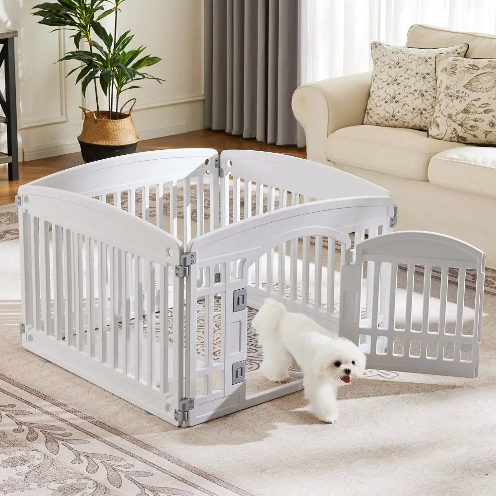 EliteZone™ | Heavy - Duty Modular Pet Exercise & Play Fence - Aura Pet Elite