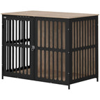 EstatePaw™ | Anti - Escape Luxury Crate & Side Table - Aura Pet Elite