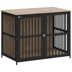 EstatePaw™ | Anti - Escape Luxury Crate & Side Table - Aura Pet Elite