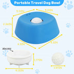 AuraPlay™ Zen-Sphere | Spherical Enrichment Licking Bowl – Anti-Anxiety Slow Feeder for Yogurt & Bone Broth