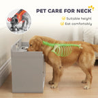 EliteFeast™ | Ergonomic Raised Diner & Storage Combo for Large Breeds