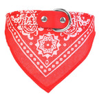 EliteCraft™ | Designer Leather Pet Scarf - Durable Adjustable Bandana Collar Set