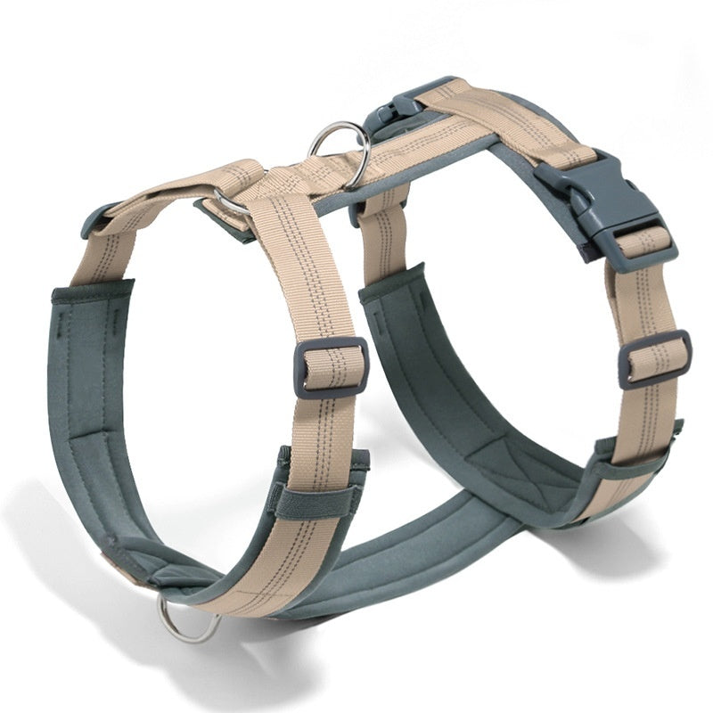AuraGuard™ Active-Harness | Ergonomic Vest-Style Leash Set – Breathable High-Control Gear for Dogs & Puppies
