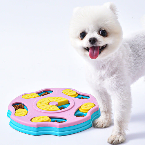 AuraPlay™ Scent-Master | 2-in-1 Vocalizing Snack Puzzle – Slow-Feeding Engagement Toy for Anxiety Relief
