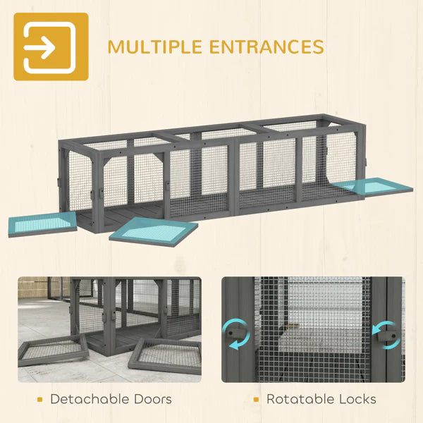 SafeWild™ | Portable Outdoor Adventure Tunnel for Indoor Cats