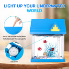 MyFirstAura™ | Desktop Jellyfish & Goldfish Tank - The Perfect Eco-Friendly Gift for Kids