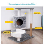CloudPeak™ | Deluxe Cat Tree with Integrated Scratching Lounge