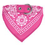 EliteCraft™ | Designer Leather Pet Scarf - Durable Adjustable Bandana Collar Set
