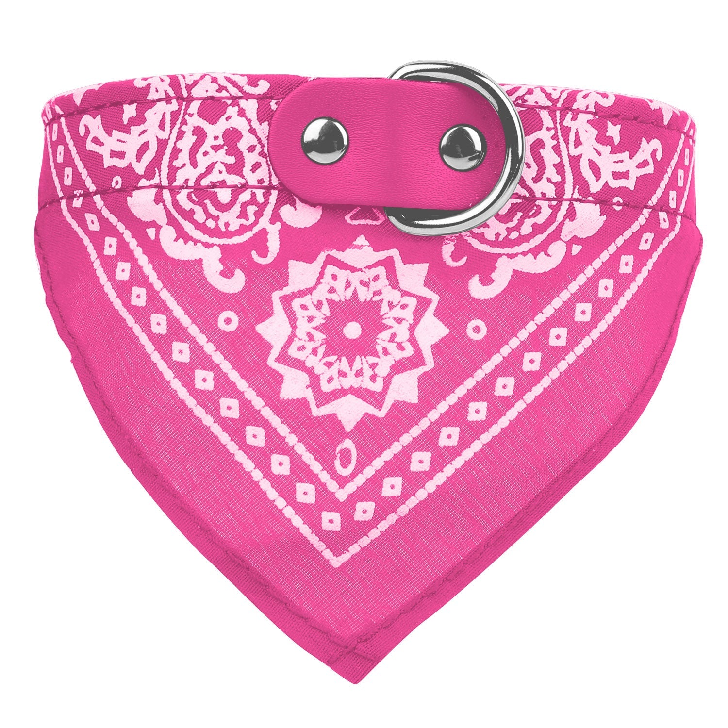EliteCraft™ | Designer Leather Pet Scarf - Durable Adjustable Bandana Collar Set