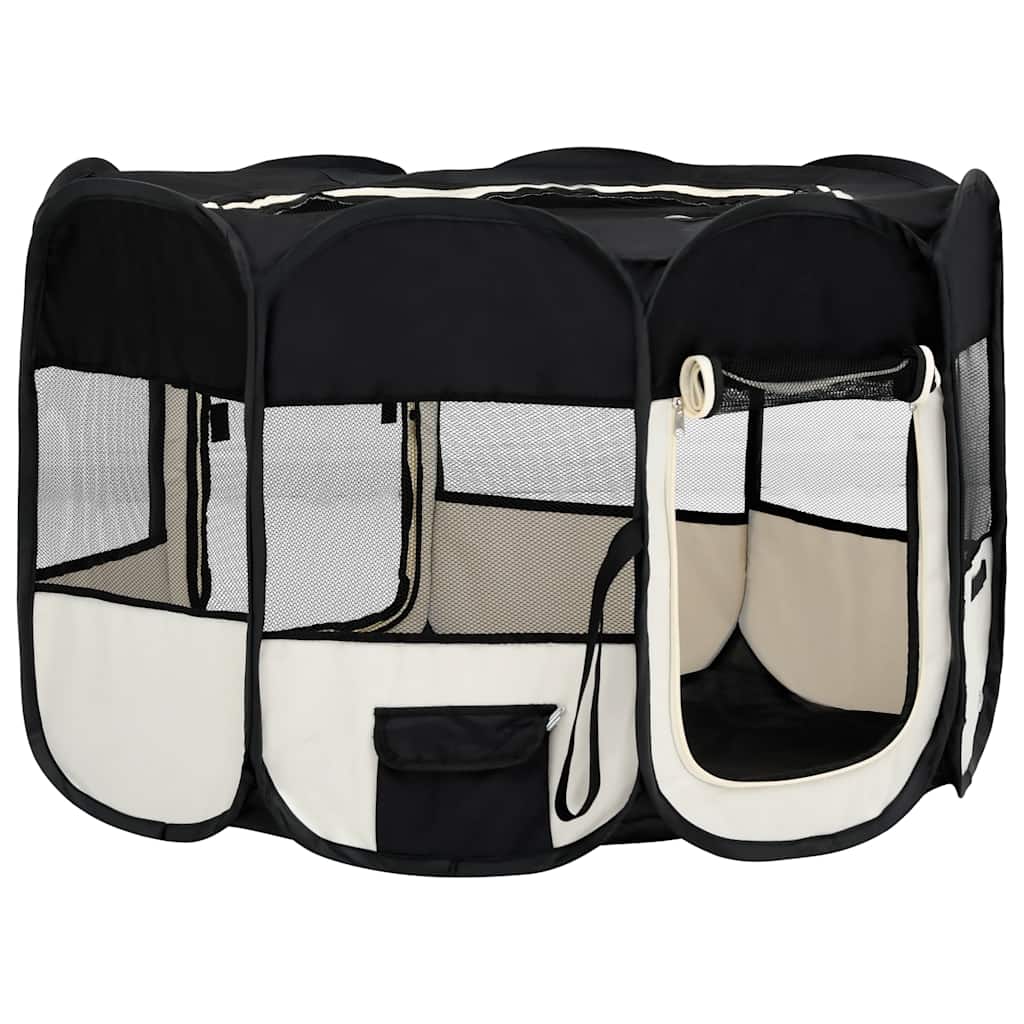 AuraGuard™ Pop-Up | Instant Folding Puppy Sanctuary – Breathable 360° Mesh Exercise Pen for Indoor & Outdoor Travel