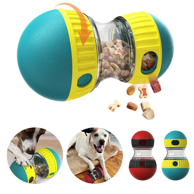 GeniusTumble™ | IQ - Boosting Anti - Gulp Feeding Toy - Aura Pet Elite