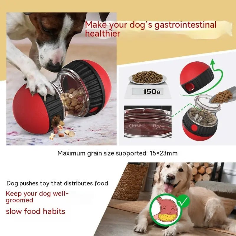 GeniusTumble™ | IQ - Boosting Anti - Gulp Feeding Toy - Aura Pet Elite