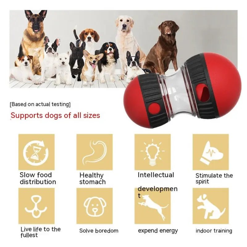 GeniusTumble™ | IQ - Boosting Anti - Gulp Feeding Toy - Aura Pet Elite