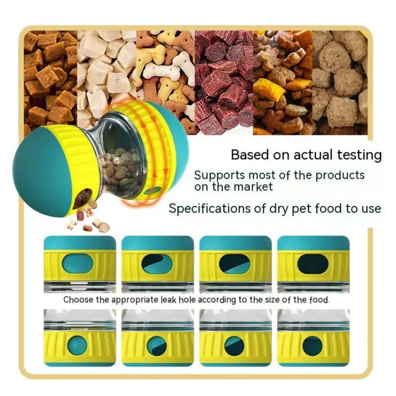 GeniusTumble™ | IQ - Boosting Anti - Gulp Feeding Toy - Aura Pet Elite