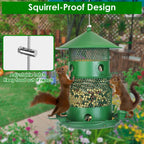 IronGuard™ | Squirrel - Proof Metal Bird Fortress - Aura Pet Elite