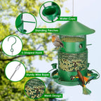 IronGuard™ | Squirrel - Proof Metal Bird Fortress - Aura Pet Elite