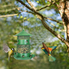 IronGuard™ | Squirrel - Proof Metal Bird Fortress - Aura Pet Elite