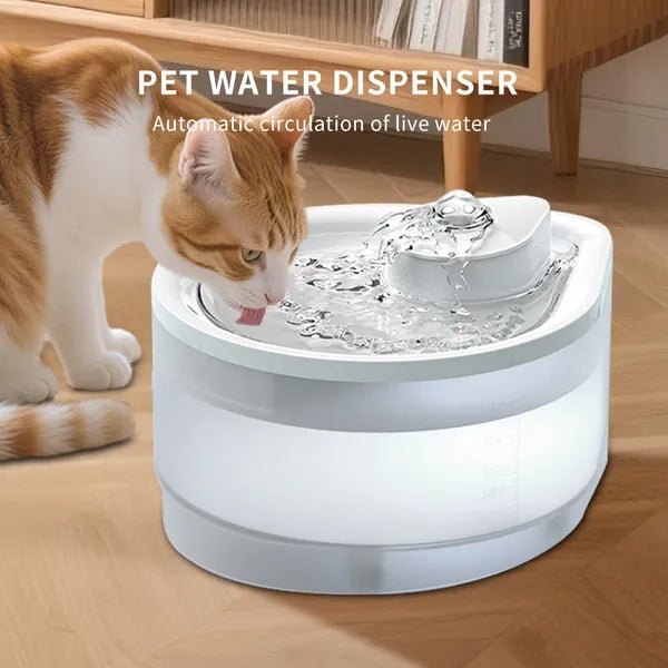 Keep Your Pet Hydrated All Day – 2.5L Automatic USB Pet Water Fountain with Fresh Filter (Free Shipping 3 - 5 Days) - Aura Pet Elite