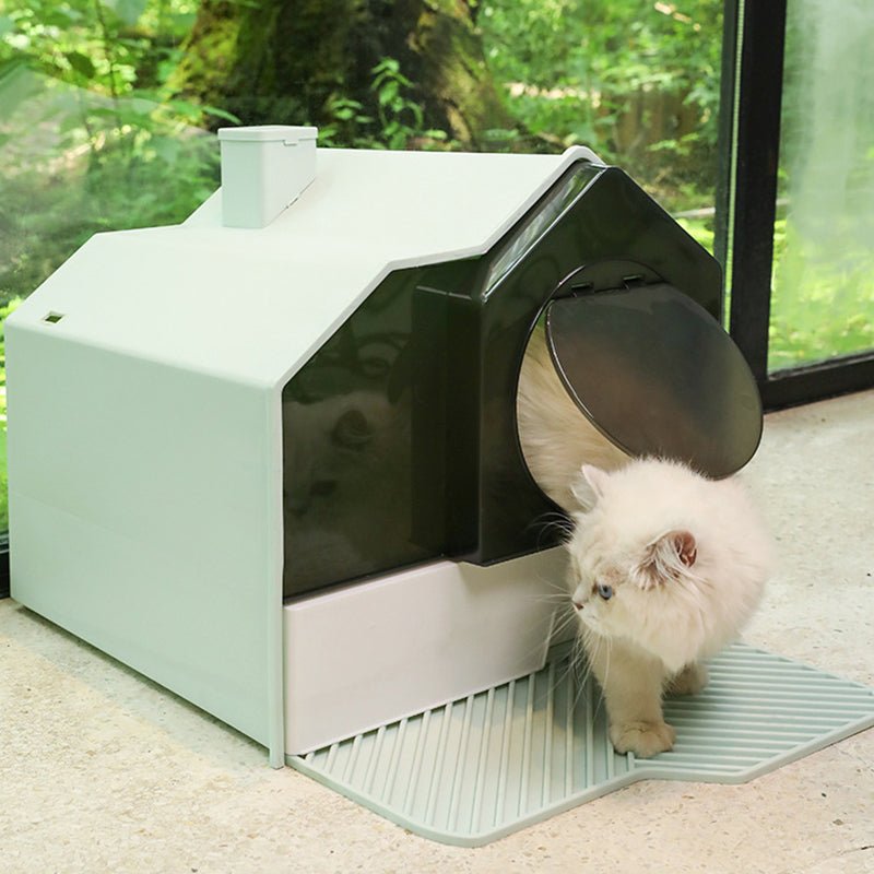 PureHome™ | Anti - Splash Drawer - Type Executive Cat Suite - Aura Pet Elite