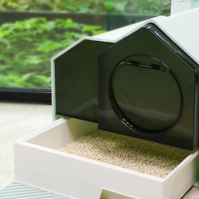PureHome™ | Anti - Splash Drawer - Type Executive Cat Suite - Aura Pet Elite