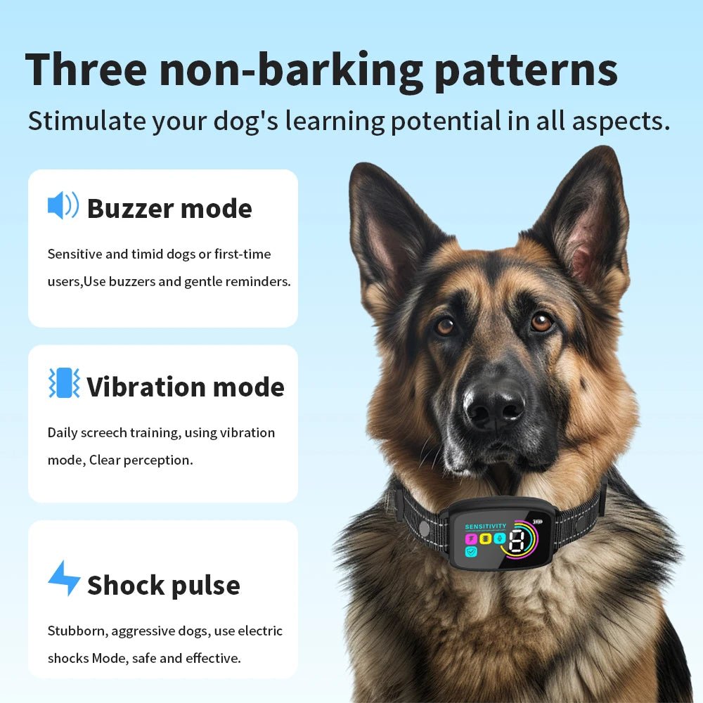QuietFlow™ | HD Digital Display Intelligence Training Collar - Aura Pet Elite
