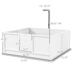 SafeBirth™ | Adjustable Puppy Playpen with Pig Rails - Aura Pet Elite