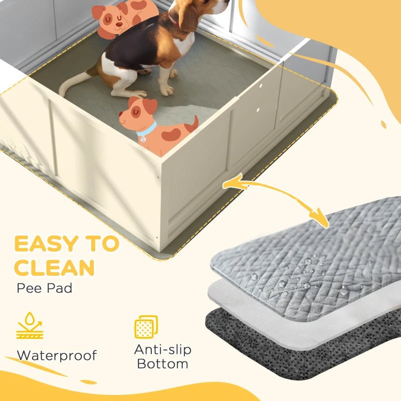 SafeBirth™ | Adjustable Puppy Playpen with Pig Rails - Aura Pet Elite