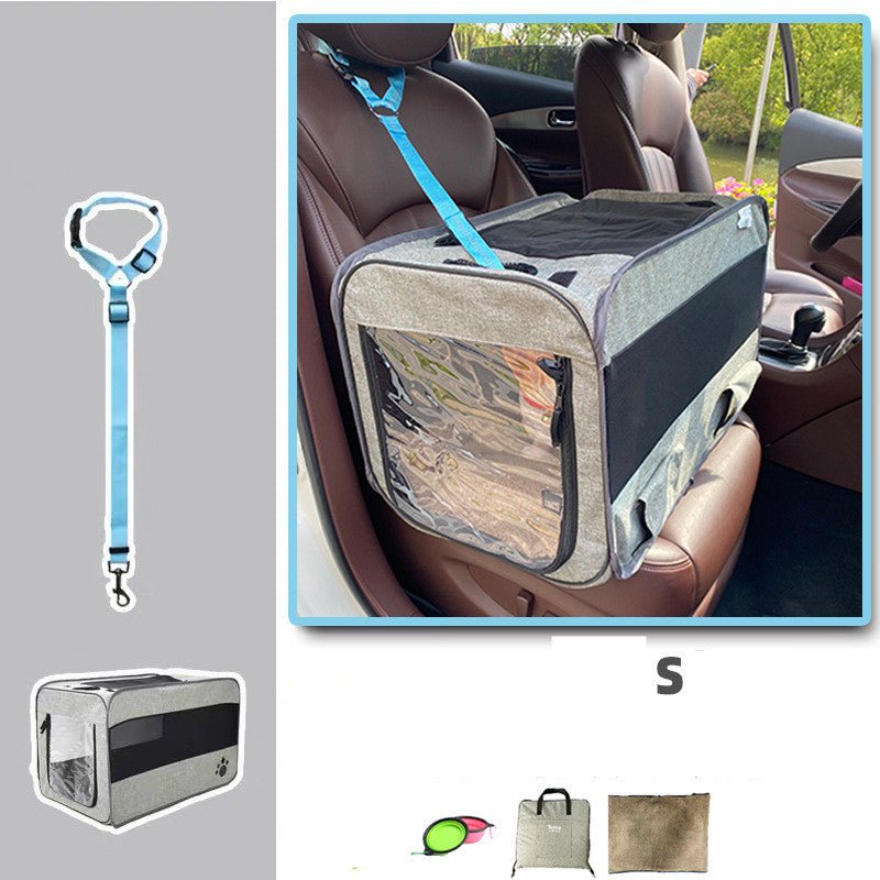 SafeSky™ | Foldable Pet Travel Suite with Locking Safety Zippers - Aura Pet Elite