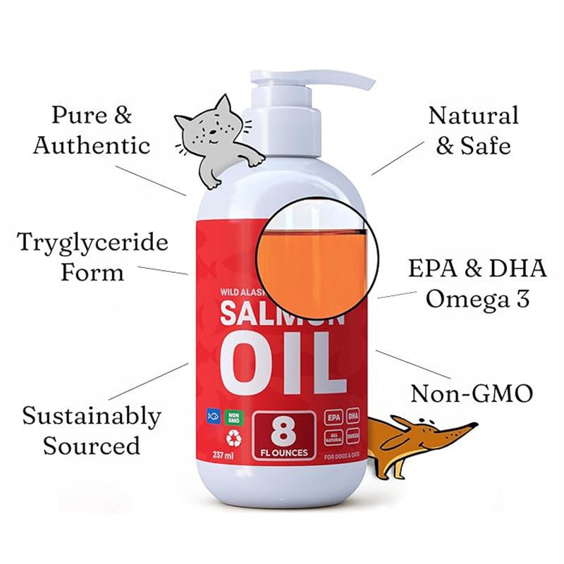 ShineGuard™ | Anti - Shedding & Skin Support Fish Oil Elixir - Aura Pet Elite