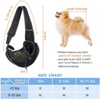 SnuggleStride™ | Hands - Free Luxury Pet Sling Bag - Aura Pet Elite