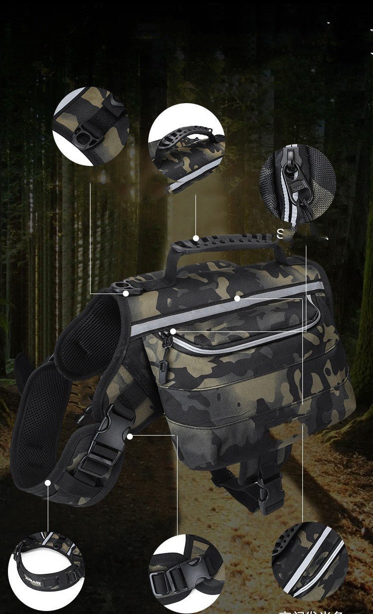 SummitPack™ | Ergonomic Large Breed Outdoor Explorer Vest - Aura Pet Elite