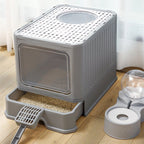 SwiftClean™ | Large Anti - Tracking Cat Basin & Drawer System - Aura Pet Elite