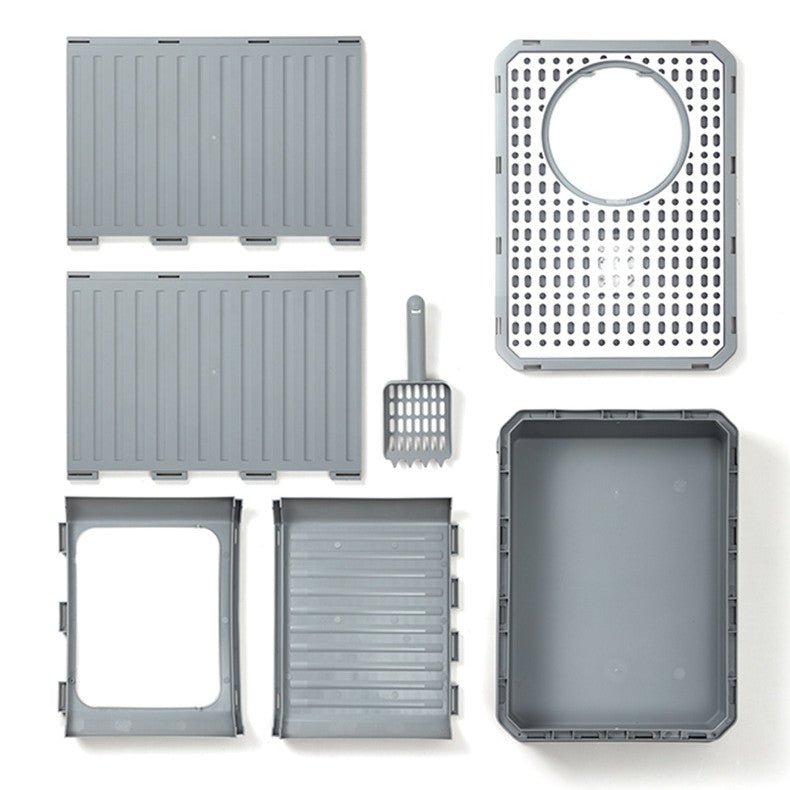 SwiftClean™ | Large Anti - Tracking Cat Basin & Drawer System - Aura Pet Elite