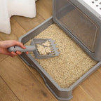 SwiftClean™ | Large Anti - Tracking Cat Basin & Drawer System - Aura Pet Elite