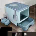 SwiftClean™ | Large Anti - Tracking Cat Basin & Drawer System - Aura Pet Elite