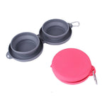 VentureBowl™ | Collapsible Dual - Pet Feeding Station - Aura Pet Elite