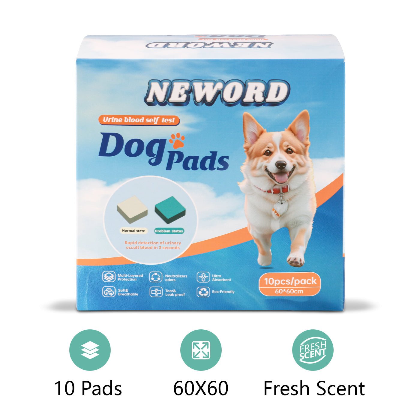 VetiDry™ | Color - Changing Diagnostic Training Pads - Aura Pet Elite