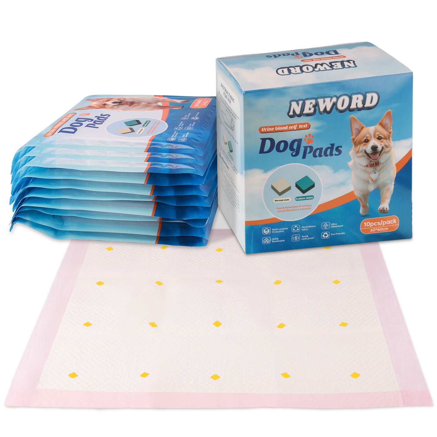 VetiDry™ | Color - Changing Diagnostic Training Pads - Aura Pet Elite