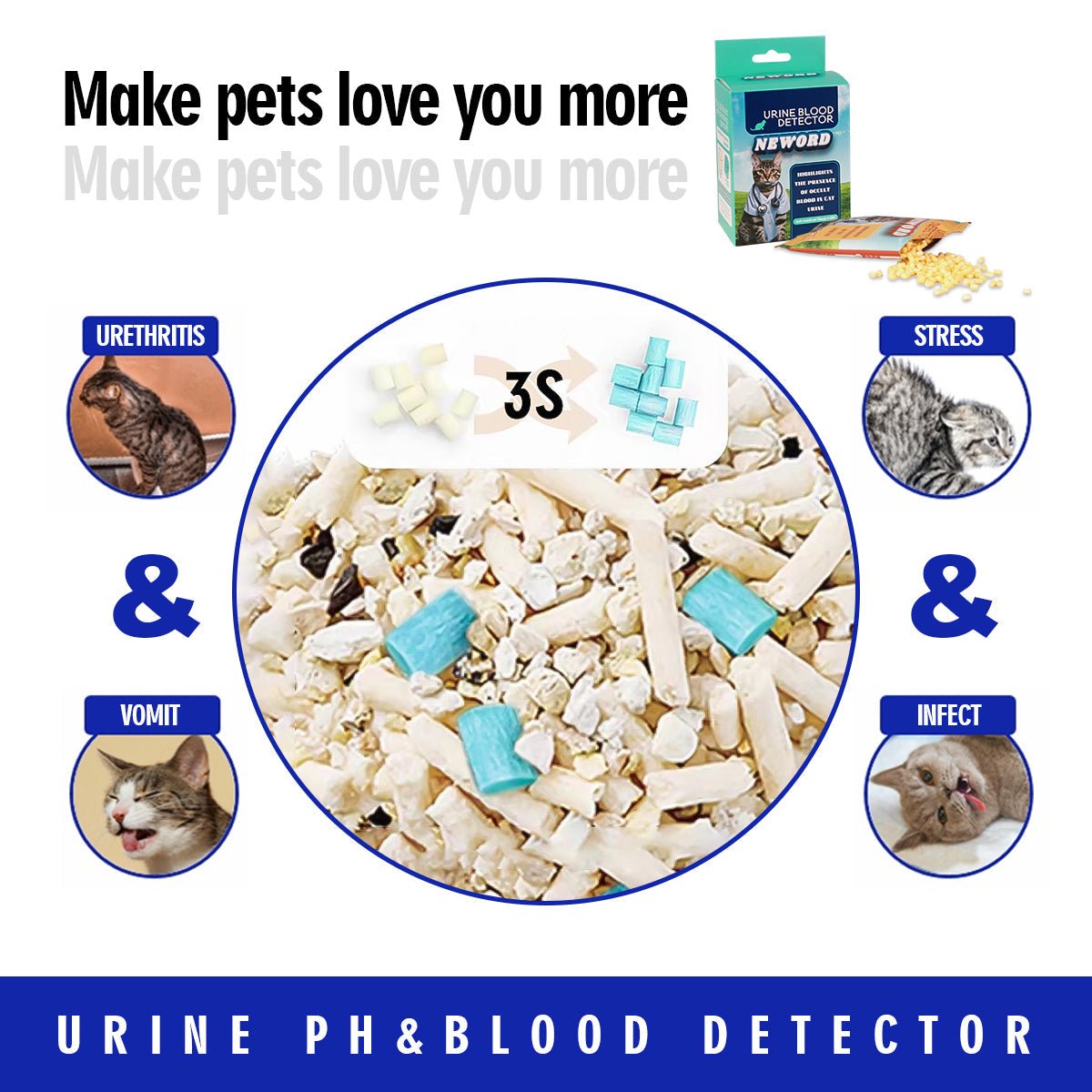 VetiScan™ | Color - Changing Early Warning Litter Additive - Aura Pet Elite