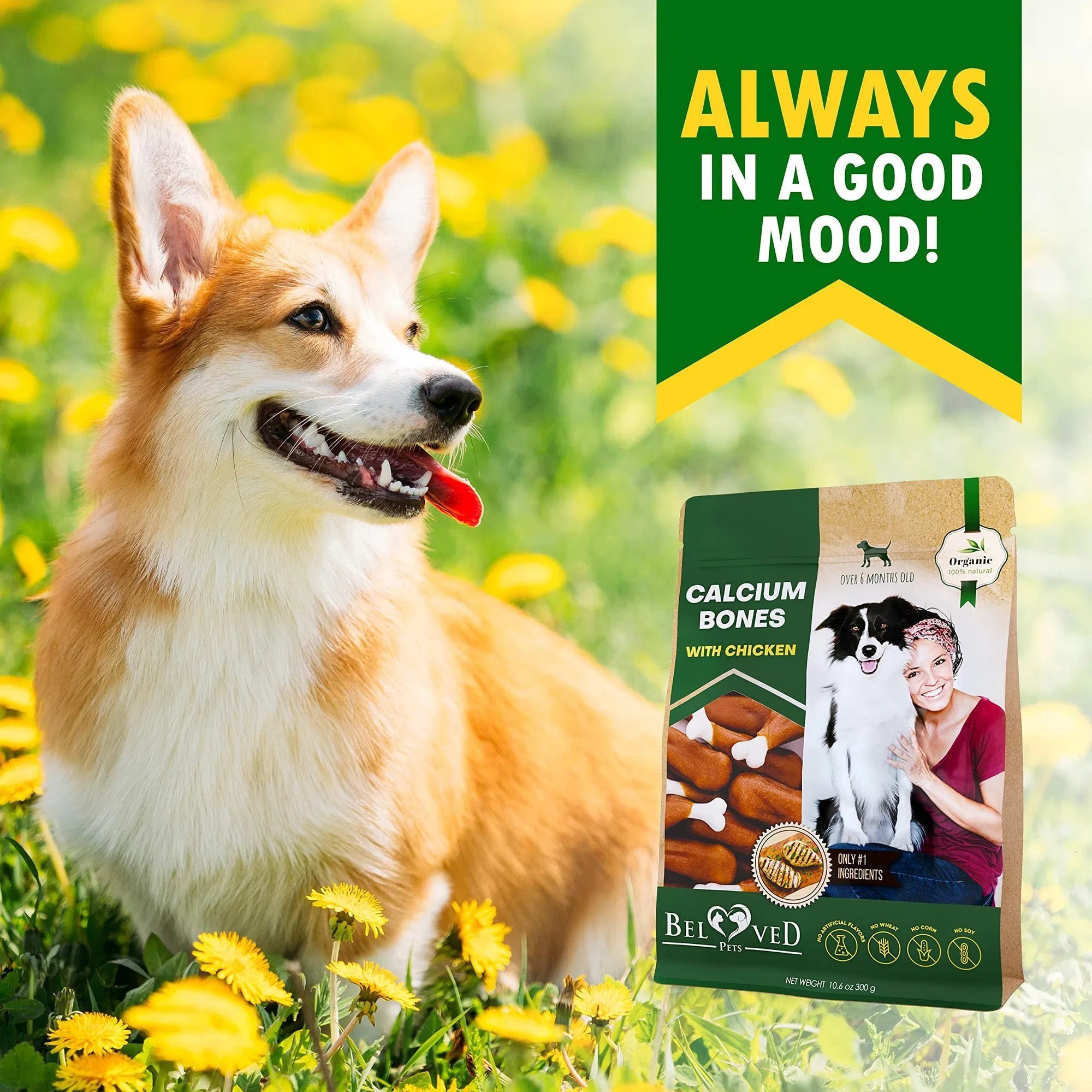 VitalBone™ | Rawhide - Free Organic Chicken & Calcium Treats - Aura Pet Elite