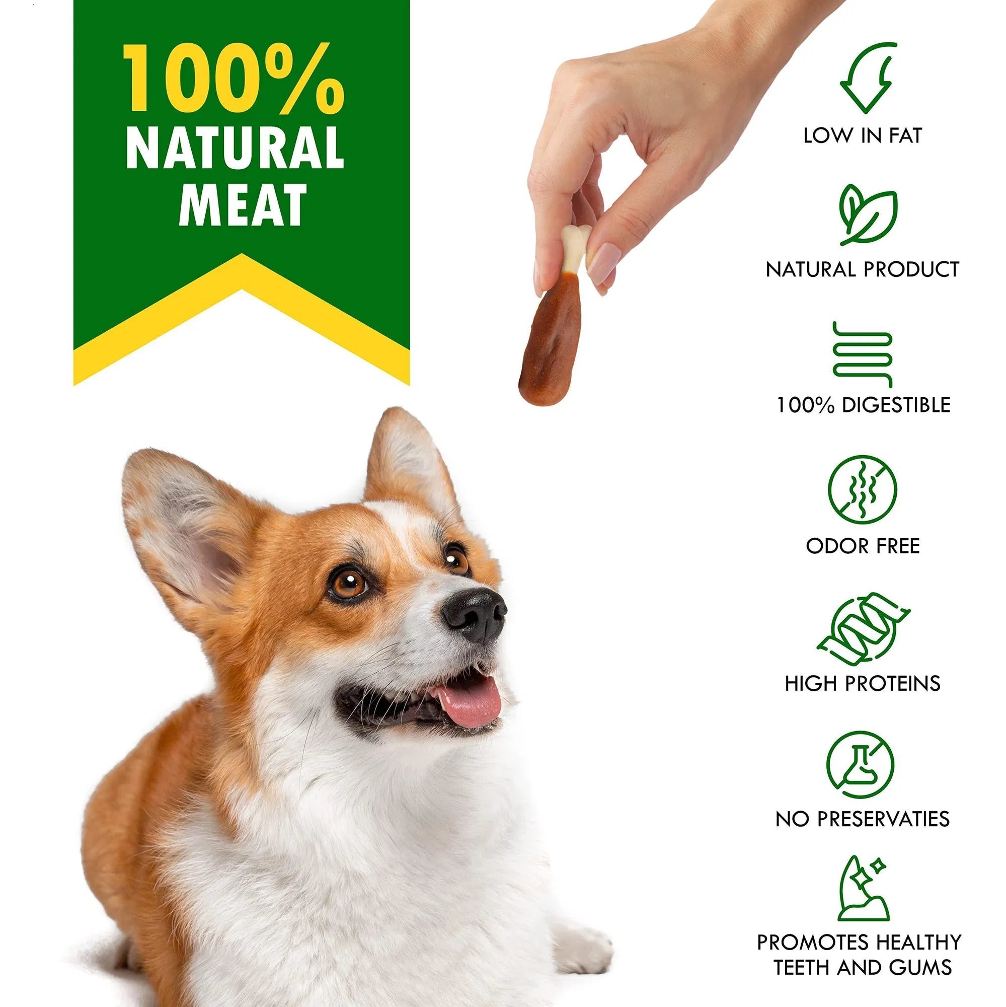 VitalBone™ | Rawhide - Free Organic Chicken & Calcium Treats - Aura Pet Elite