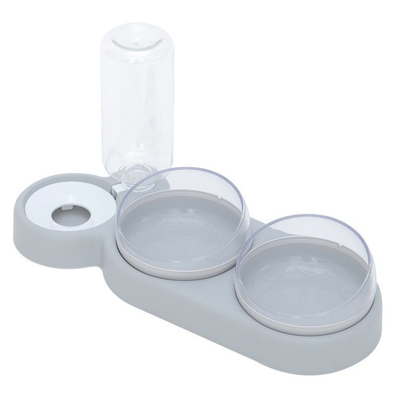 ZenDine™ | Automatic Water Fountain & Ergonomic Double Bowl - Aura Pet Elite
